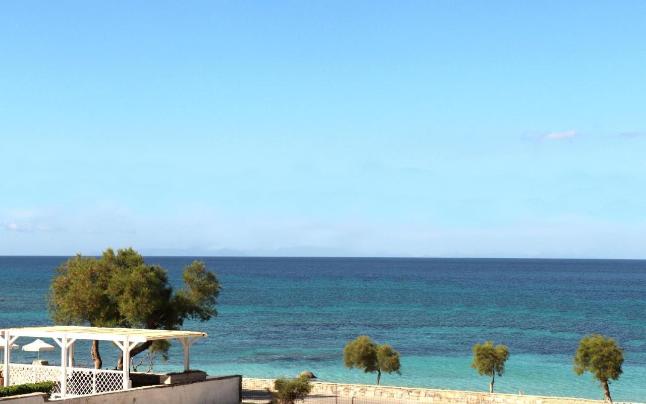 Beach Apartment Thalia With Hot Tub And Sea View Agios Prokopios  Ngoại thất bức ảnh