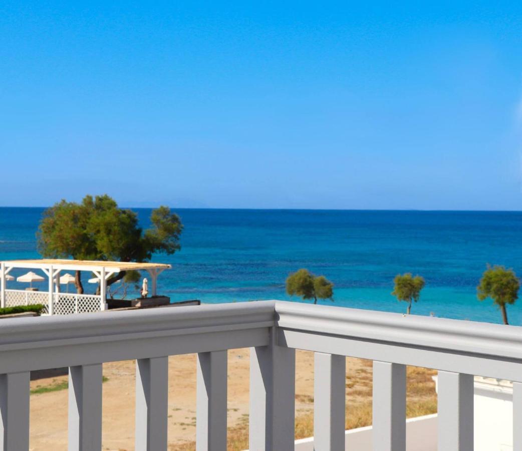 Beach Apartment Thalia With Hot Tub And Sea View Agios Prokopios  Ngoại thất bức ảnh