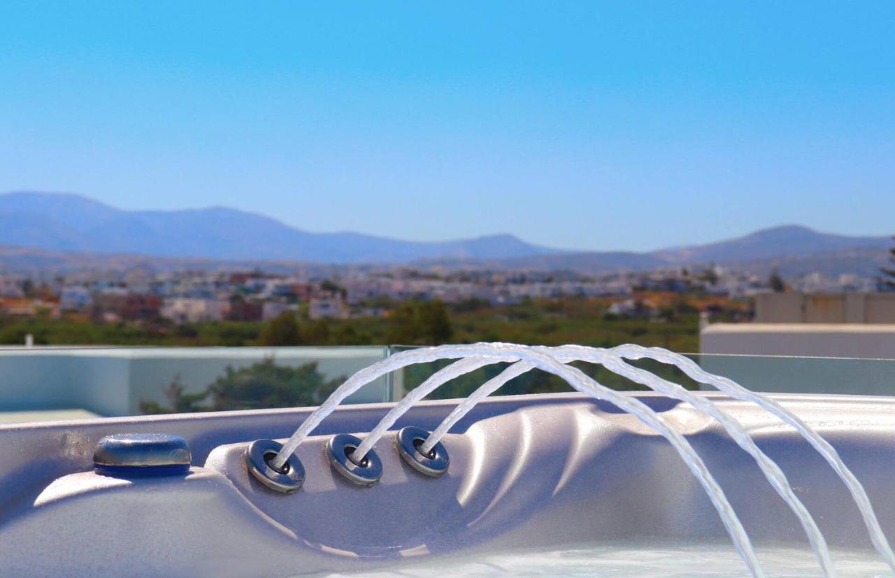 Beach Apartment Thalia With Hot Tub And Sea View Agios Prokopios  Ngoại thất bức ảnh
